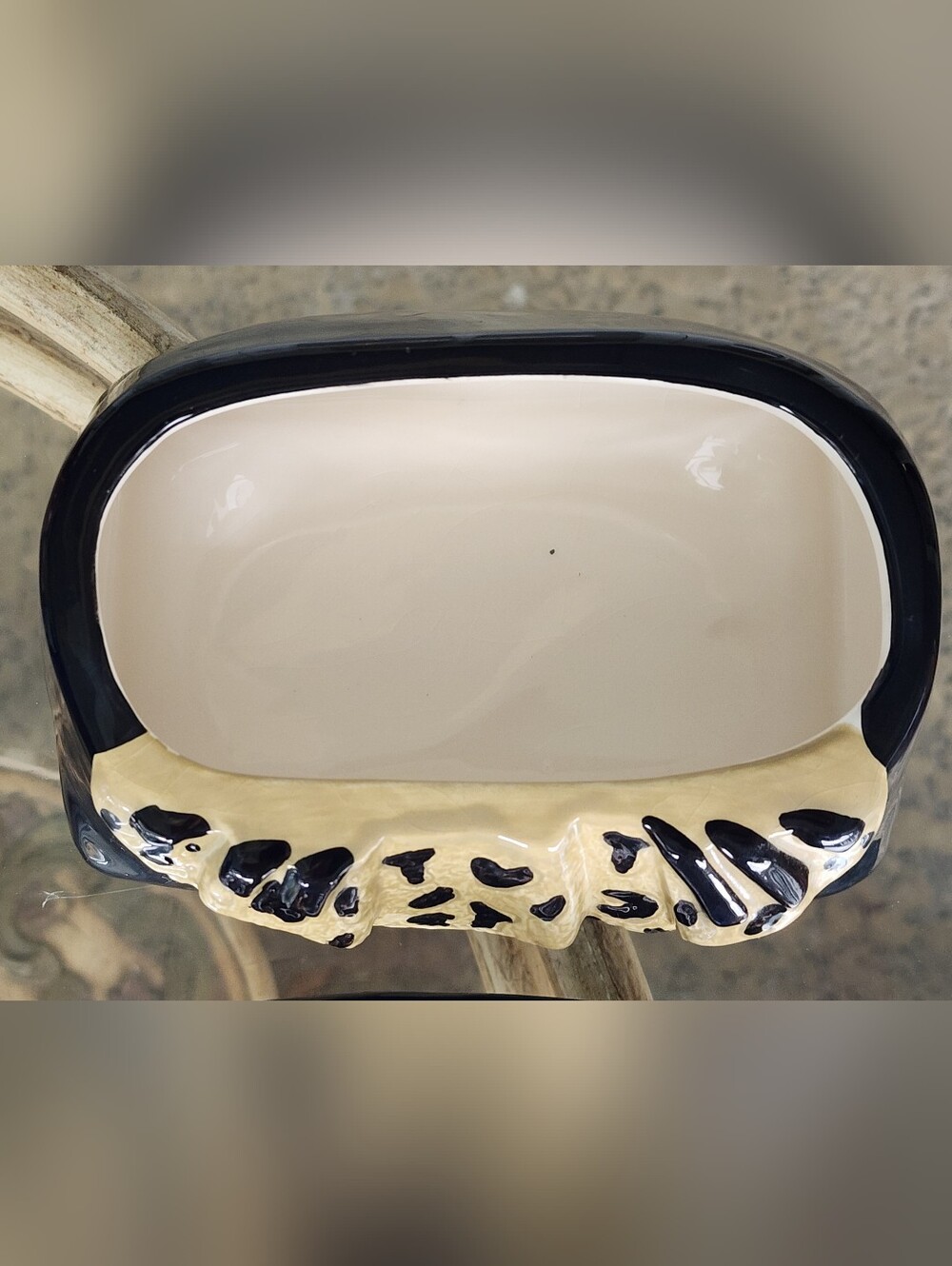 David's Cookies "Animal Print" With Ruby Jar, Ceramic Purse Cookie/Trinket Box - Picture 7 of 14
